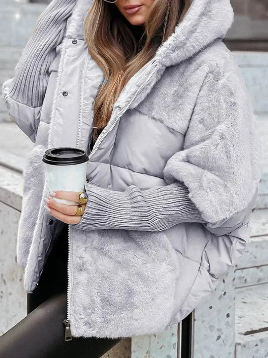 Faux Fur Jacket with Stylish Padded Lining