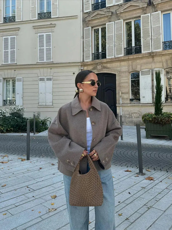 Casual Jacket with Versatile Relaxed Fit