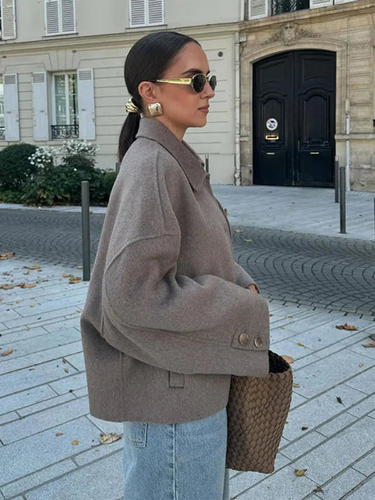Casual Jacket with Versatile Relaxed Fit