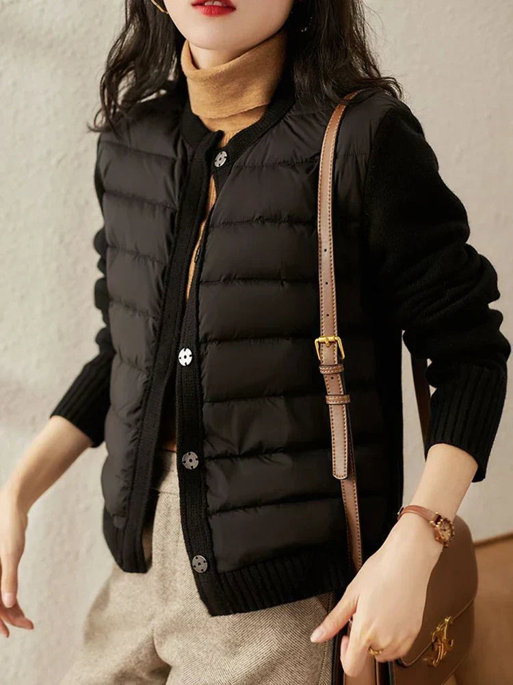 Padded Puffer Jacket with Waterproof Shell