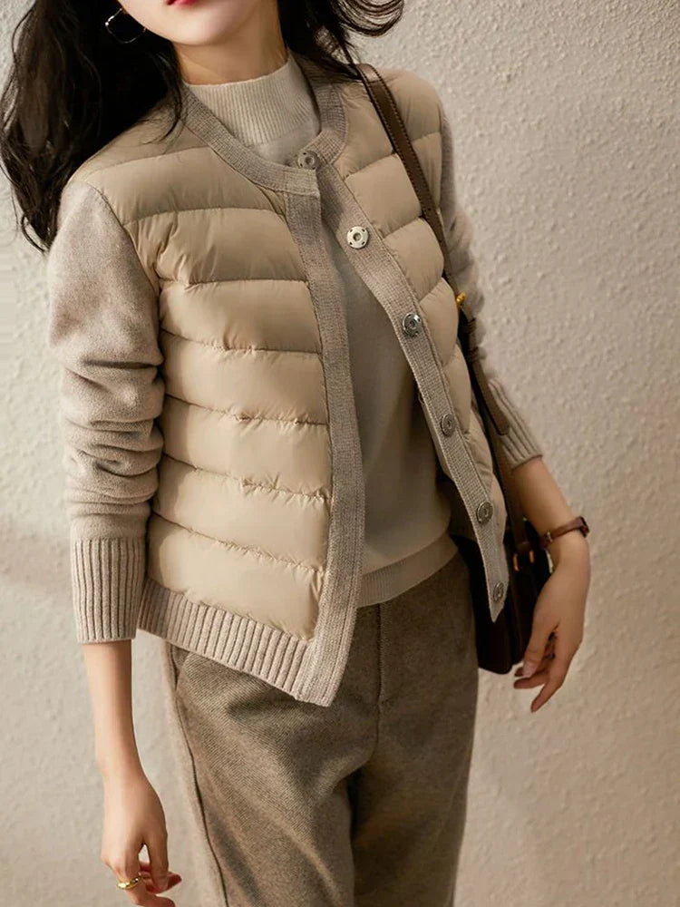 Padded Puffer Jacket with Waterproof Shell