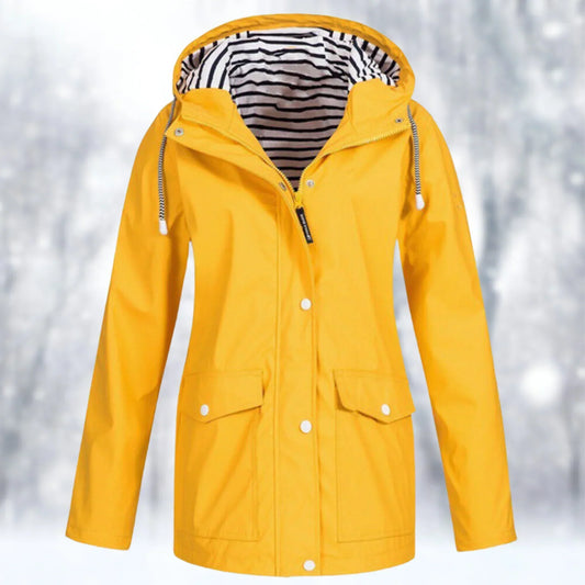 Durable Rain Jacket with Waterproof Windproof Shell