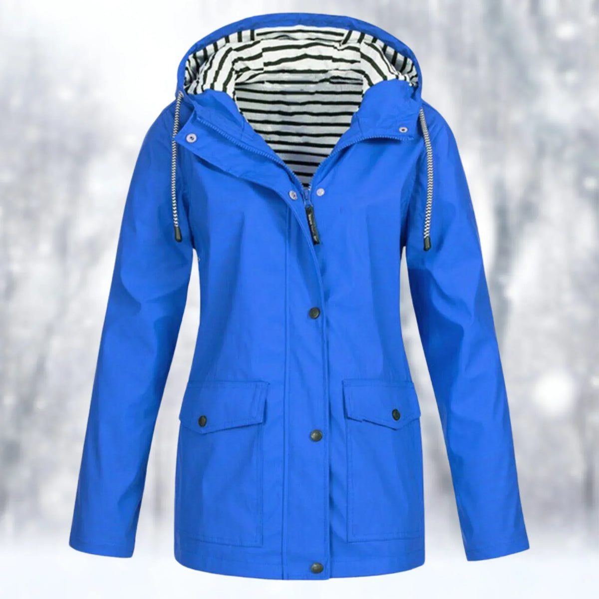 Durable Rain Jacket with Waterproof Windproof Shell