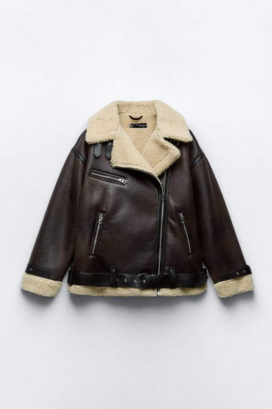 Synthetic Lapel Jacket with Water Repellent Finish
