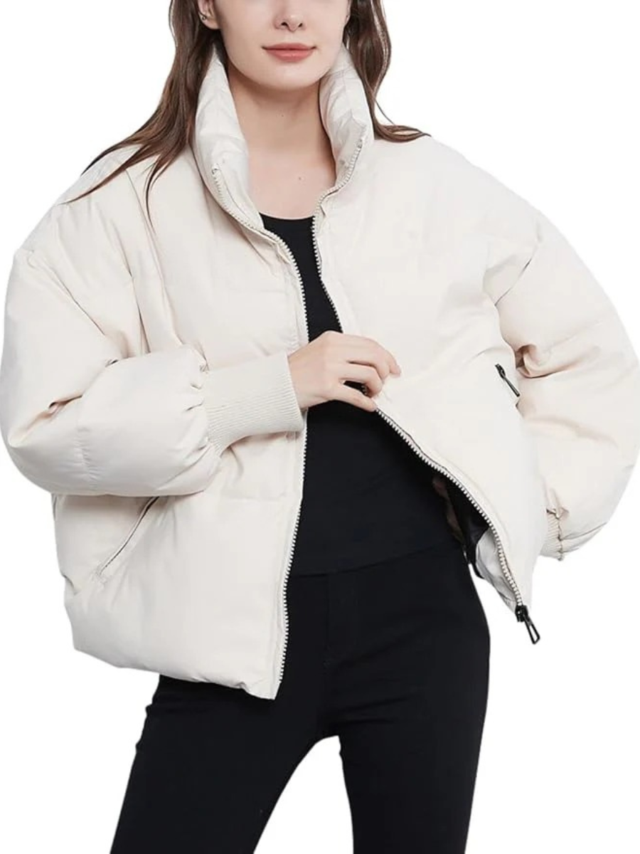 Padded Down Jacket with Quilted Warmth