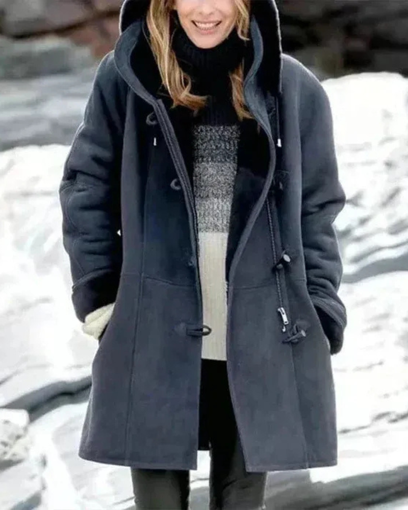 Hooded Padded Jacket for Winter Warmth